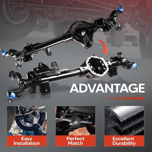 مجموعة مبيت المحور الأمامي المعززة للطرق الوعرة مناسبة لسيارة Jeep Wrangler 2007-2017، Jeep Wrangler JK 2018، مناسبة لـ Dana 44 فقط، استبدل OE 68017174AC، 68017174AA، 68017174AD in Saudi Arabia