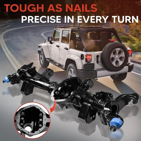 مجموعة مبيت المحور الأمامي المعززة للطرق الوعرة مناسبة لسيارة Jeep Wrangler 2007-2017، Jeep Wrangler JK 2018، مناسبة لـ Dana 44 فقط، استبدل OE 68017174AC، 68017174AA، 68017174AD in Saudi Arabia