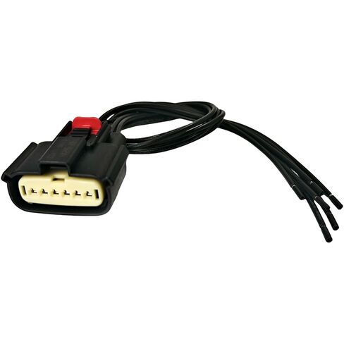 6 Pin LED Foglight DRL Wiring Harness Connector Pigtail Plug WPT-944 Compatible with 2018-2023 Ford Mustang GT500 Replaced Part Number 064a-1.2-21-111110 in Saudi Arabia