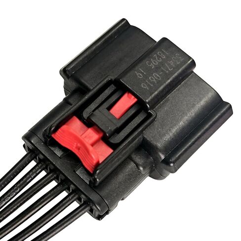 6 Pin LED Foglight DRL Wiring Harness Connector Pigtail Plug WPT-944 Compatible with 2018-2023 Ford Mustang GT500 Replaced Part Number 064a-1.2-21-111110 in Saudi Arabia