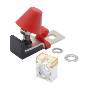 HZEL MRBF Terminal Fuse Block, 100A 58V DC Waterproof Marine Rated Compact Battery Terminal Fuse Holder with 5/16" Stud, Circuit Protection Accessories, Universal for Trucks RVs Cars in Kuwait