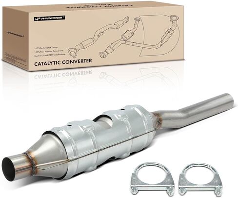 A-Premium Rear Catalytic Converter Kit Direct-Fit Compatible with Ford E-450 Econoline Super Duty 2000-2002, E-450 Super Duty 2003-2006, E-550 Super Duty 2003, 5.4L 6.8L, E.P.A. Compliant in Saudi Arabia