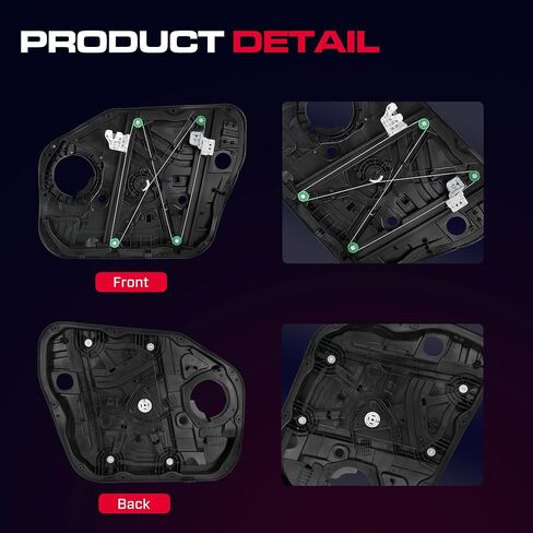 Rear Driver Side Window Regulator Without Motor Fit for 2016-2020 Hyundai Tucson, 83471D3001, 83471-D3001 in Kuwait