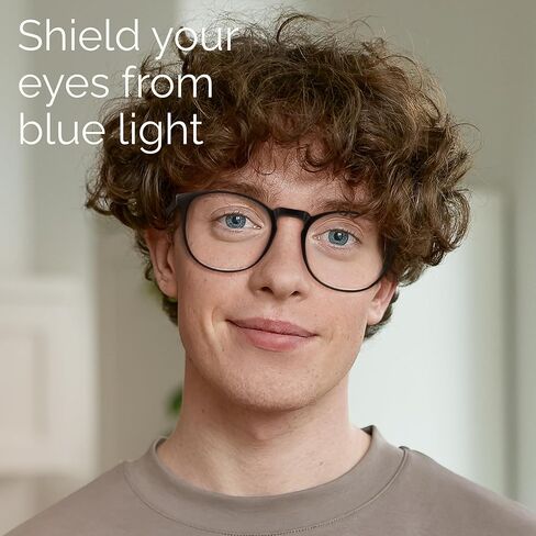 IBOANN 3 Pack Blue Light Blocking Glasses Women/Men, Fake Vintage Eyeglasses with Clear Lens,Fashion Round Retro Frame (A 024 Transparent&Orange&Light Blue) in Kuwait
