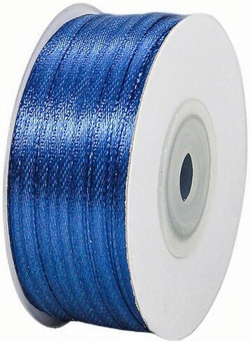 Champagne Narrow Ribbon,Thin Crafts Ribbon Crafts for Wedding Decorations, Gift Wrapping, Hair Accessories, Party Decoration, Polyester Double Face(1/8" Wide X 100 Yards) in Kuwait