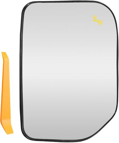 Heated Mirror Glass with Blind Spot Fit for Toyota FJ Cruiser 2007 2008 2009 2010 2011 2012 2013 2014, Rearview Mirror with Backing Plate, Left Driver Side in Saudi Arabia