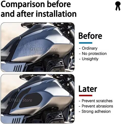 New for Moto Guzzi V85TT V85 TT 2019- Motorcycle Fuel Tank Pad Anti Slip Protector Stickers Knee Grip Side Decals Kit (AB) in Saudi Arabia