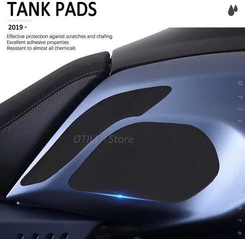 New for Moto Guzzi V85TT V85 TT 2019- Motorcycle Fuel Tank Pad Anti Slip Protector Stickers Knee Grip Side Decals Kit (AB) in Saudi Arabia