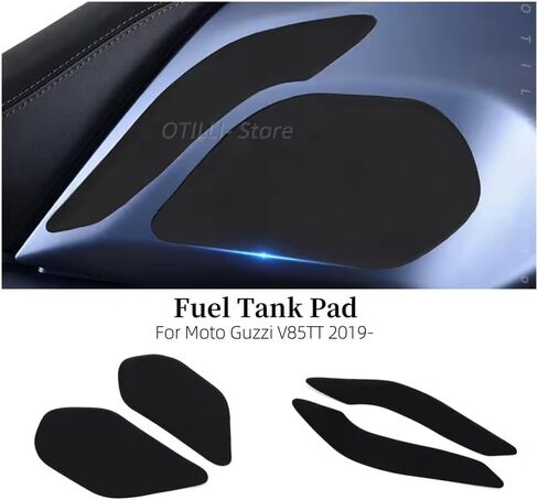 New for Moto Guzzi V85TT V85 TT 2019- Motorcycle Fuel Tank Pad Anti Slip Protector Stickers Knee Grip Side Decals Kit (AB) in Saudi Arabia
