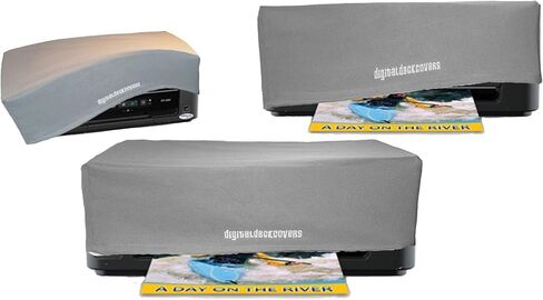 Printer Dust Cover & Protector for Epson SureColor P400 / Stylus Photo R2880/ R2400/ R2000/ 2200/ 1400; Epson Artisan 1430; Epson Workforce 1100 [Antistatic, Water Resistant, Black] in Saudi Arabia