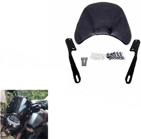 Motorbike Windscreen Wind Deflector Motorcycle Windscreen Windshield Front Wind Deflector Motorcycle Wind Deflector Accessories for Lifan KPM200 KPM 200 in Saudi Arabia