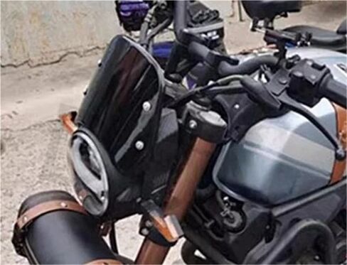 Motorbike Windscreen Wind Deflector Motorcycle Windscreen Windshield Front Wind Deflector Motorcycle Wind Deflector Accessories for Lifan KPM200 KPM 200 in Saudi Arabia