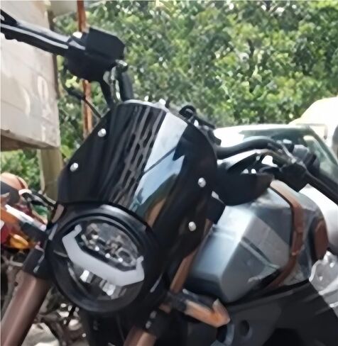Motorbike Windscreen Wind Deflector Motorcycle Windscreen Windshield Front Wind Deflector Motorcycle Wind Deflector Accessories for Lifan KPM200 KPM 200 in Saudi Arabia