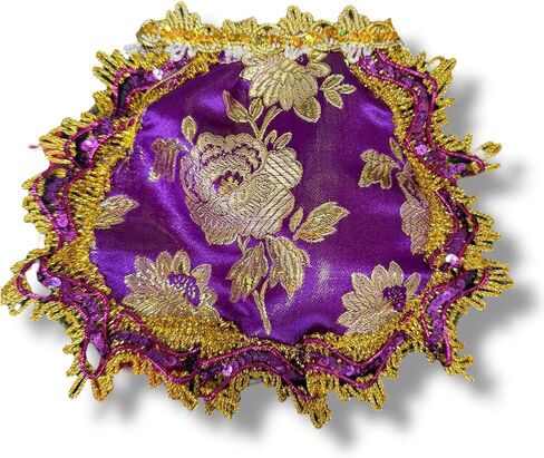 6-Inch San Lazaro Capa / Cape Babalu Aye – Handmade Purple & Gold Orisha Robe for Santeria Dolls, Altars & Offerings (S-1) in Saudi Arabia