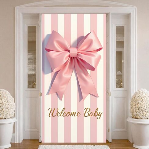 Welcome Home Little One Door Cover Bear Sleeping on Moon Door Banner for Mint Green Baby Shower Decorations Newborn Homecoming Porch Sign Gender Neutral Nursery Wall Decor 70.8 x 35.4 Inch in Saudi Arabia