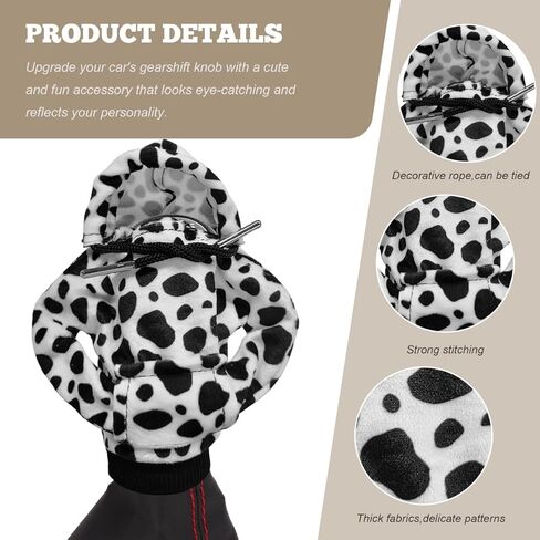 Car Shift Knob Hoodie Cover, Funny Shifter Stick Hoodie Protector Mini Gear Lever Decor, Fashionable Gear Shifter Shirt Sweater Universal Interior Decoration for SUV Truck RV (Camouflage) in Saudi Arabia