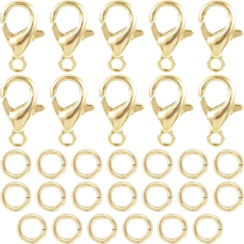 20pcs Star Shaped Spring Snap Clasps, Swivel Keychain Clip Buckle with Open Jump Ring, Zinc Alloy Snap Hook Jewelry Clasps for Keychain DIY Crafts- Silver in Saudi Arabia