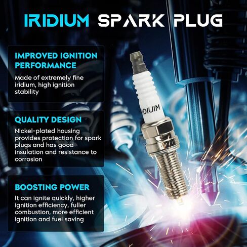 Set of 6 Ignition Coils Pack 6 Iridum Spark Plugs Compatible with 2017-2021 Chrysler Pacifica 3.6L, 2016-2018 Dodge Durango Jeep Grand Cherokee Wrangler, 2019 Ram 1500 Replace UF807 in Saudi Arabia