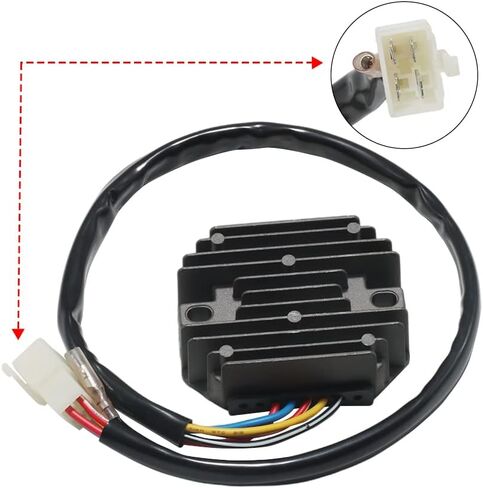 Voltage Regulator Rectifier for OEM:32800-24500 32800-24501 for Suzuki LT250 LT250EF Quadrunner 250 1985-1987 for Suzuki LT300 LT300E Quadrunner 300 1987-1989 in Saudi Arabia