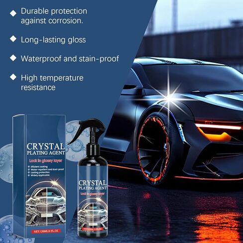 Coating Spray for Cars, Coating UV & Water Repellent Auto Paint Protection, Gloss Enhancer, Easy to Use Long-Lasting Vehicle Coating Agent, 4 fl oz in Saudi Arabia