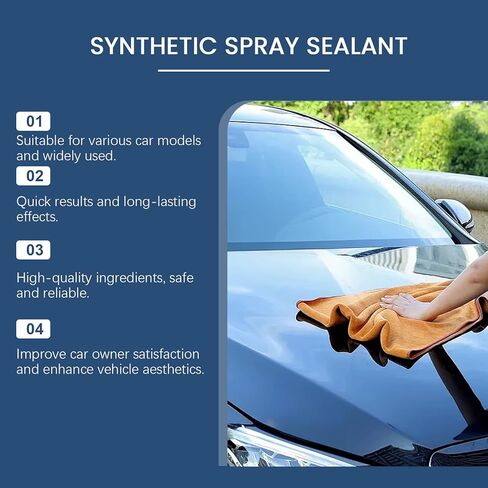 Coating Spray for Cars, Coating UV & Water Repellent Auto Paint Protection, Gloss Enhancer, Easy to Use Long-Lasting Vehicle Coating Agent, 4 fl oz in Saudi Arabia