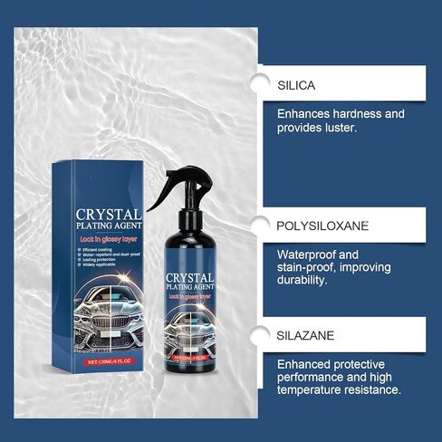 Coating Spray for Cars, Coating UV & Water Repellent Auto Paint Protection, Gloss Enhancer, Easy to Use Long-Lasting Vehicle Coating Agent, 4 fl oz in Saudi Arabia