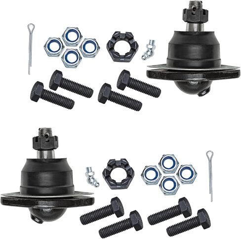 Detroit Axle - 4WD Front Suspension Kit for Chevy Blazer S10 GMC Jimmy Sonoma Isuzu Hombre 4 Upper Lower Ball Joints 4 Inner Outer Tie Rods 2 Adjustment Sleeves Replacement - 10pc Set in Saudi Arabia