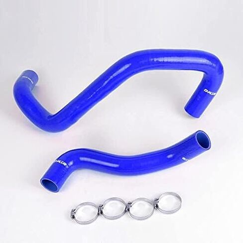 G-PLUS Silicone Radiator Coolant Hose Pipe Kit Clamps Compatible with Ford 7.3L Powerstroke Diesel OEM Upper & Lower Radiator Coolant Hose 2001-2003,Blue in Saudi Arabia
