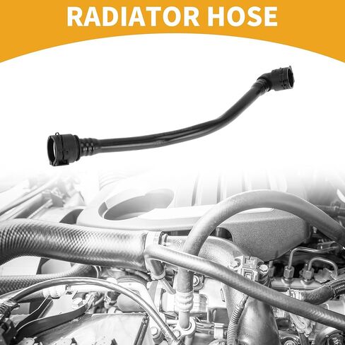 Radiator Hose No.A2465010058 Engine Coolant Tank Overflow Hose Filling Pipe for Mercedes-Benz GLA250 2015-2020 Rubber Black Good Sealing in Saudi Arabia
