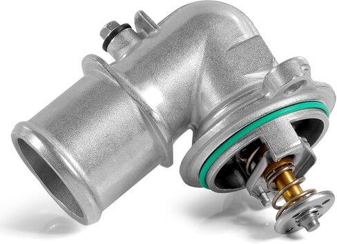 68253514AA Aluminium Engine Coolant Thermostat Housing Assembly Compatible with Jeep Grand Cherokee 2014-2020 Wrangler 2020-2022 Gladiator 2021 2022, for Ram 1500 2014-2022 3.0L Diese Replace 902-3040 in Saudi Arabia
