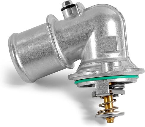 68253514AA Aluminium Engine Coolant Thermostat Housing Assembly Compatible with Jeep Grand Cherokee 2014-2020 Wrangler 2020-2022 Gladiator 2021 2022, for Ram 1500 2014-2022 3.0L Diese Replace 902-3040 in Saudi Arabia
