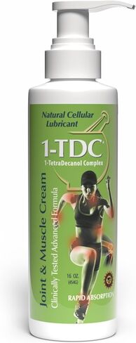 WorkSoWell 1TDC– Joint & Muscle Relief Cream – 16 oz | Professionally Formulated to Soothe & Promote Healing | 1-TetraDecanol Complex Supports Joint Flexibility | Effective & Paraben Free in Kuwait