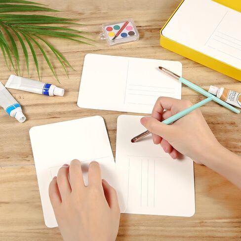 24pcs Watercolor Postcards, 4x6 inch Blank Watercolor Cards 140lb Watercolor Paper Cards Art Supplies for DIY Greeting Cards Thank You Notes Invitation (Rough Textured) in Saudi Arabia