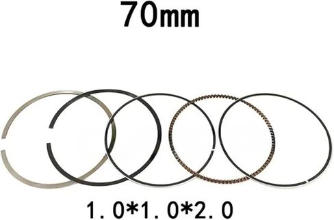 Motorcycle Repair for ZONGSHEN CBB250 WELS 70mm Piston Ring pin with Balance Shaft KAYO Dirt Pit Bike ATV Accessories(Piston and Ring) in Kuwait