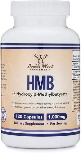 HMB Supplement, Third Party Tested, Made in USA, 120 Capsules, 1000mg per Serving, 500mg per Capsule. in Saudi Arabia
