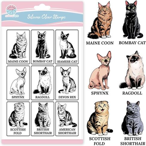 GLOBLELAND Bird Illustrations Clear Stamps for Card Making Bald Eagle Owl Silicone Clear Stamps Birds Animals Transparent Stamp Seals for DIY Scrapbooking Photo Album Decoration in Saudi Arabia