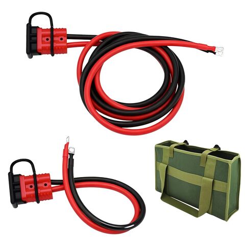 175A Battery Quick Disconnect Connector with 9 FT,6AWG Copper Wiring Quick Disconnect Winch Power Cable Kit for Forklift Car Motor Tractor (RED 175A 7FT+2FT 6AWS) in Kuwait