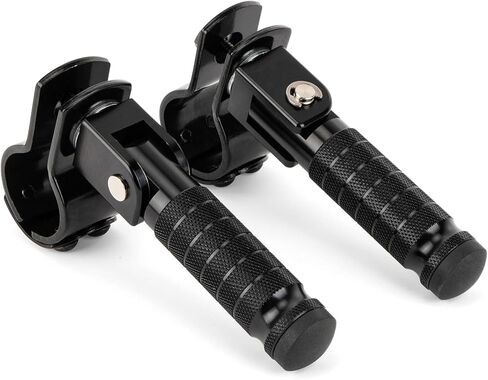 PSLER M8 Motorcycle Foot Pegs - Foot Rests CNC Anti-Skid Passenger Pedal Supports Foot Pedal 90 Degree Foldable Footpegs for Electric Car Motorbike Mini Bike Dirt Pit Bike in Saudi Arabia