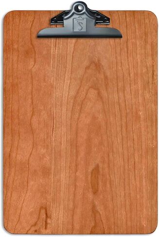 Letter Size Clipboard American Cherry Solid Hardwood Clipboards 9.5" x 13.5" Butterfly in Saudi Arabia