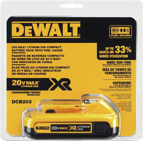 بطارية ديوالت DCB200 3.0 أمبير 20 فولت ليثيوم أيون ممتازة in Kuwait