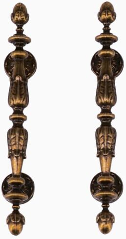 2pcs/Set 1:6 Scale Dollhouse Miniature mini Simulation Retro Door Handle Model,bjdob11blythe Metal Furniture Accessories (Bronze) in Saudi Arabia