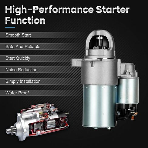 6497 New Starter Fit for 3.6l Buick Allure 2005, Lacrosse 2005, Rendezvous 2004-2005, Cadillac Cts SRX STS Replaces # 410-12287, 323-1480, SDR0276, 10465587 in Saudi Arabia