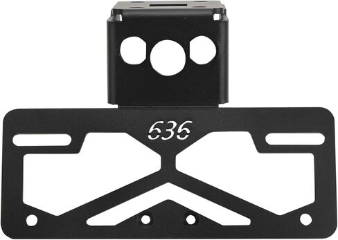 Ninja ZX-6R Fender Eliminator Kit, License Plate Bracket Holder Motorcycle Fender Eliminator Compatible with Kawasaki ZX-6R ZX6R 636 2019-2025 Tail Tidy Accessories in Saudi Arabia