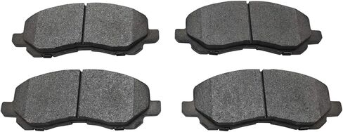 Front and Rear Brake Pad Set Semi Metallic Compatible with 2004-2011 Mitsubishi Lancer in Saudi Arabia