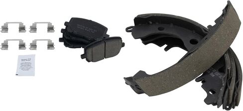 Front Brake Pads Ceramic Compatible with 2003-2008 Toyota Corolla in Saudi Arabia
