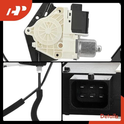 A-Premium Front Right Passenger Side Electric Power Window Regulator with Motor Compatible with Jeep Compass 2017 2018 2019 2020 in Saudi Arabia