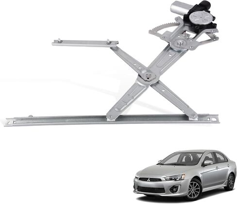 Front Left Driver Side Power Window Regulator with Motor Assembly Compatible for 2008-2017 Mitsubishi Lancer, Replacement 751-780 in Saudi Arabia