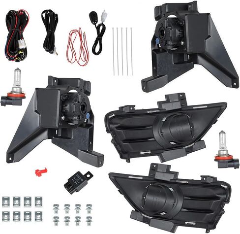 1 Pair of Fog Lights Left and Right Side Replacement for Fusion 2013 2014 2015 2016 with Bulbs Switch Wiring Kit 4F9Z15200A in Saudi Arabia