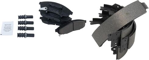 Front Rear Brake Pads Ceramic Compatible with 1988 Oldsmobile Cutlass Supreme in Saudi Arabia