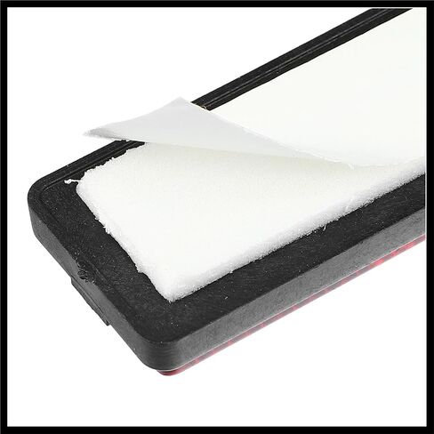 Front Lower Fork Reflector Sticker Rear Saddlebag Side Visibility Reflector Stripe Kit Universal Red 2 Pcs Durable Material in Saudi Arabia